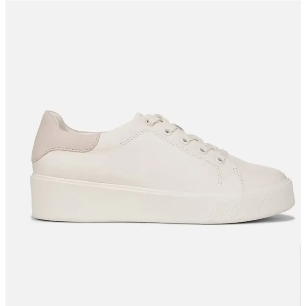 Naturalizer Morrison 2.0 Leather Lace Up Sneaker Beige 7.5